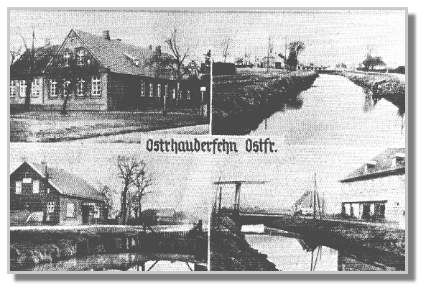 Ostrhauderfehn: Schule II, Verlngerung der 3. Sdwieke, Schleuse an der 1. Sdwieke und Sdbeck.