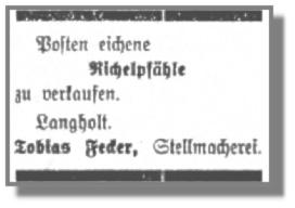 Anzeige in der "Rundschau" vom 3. April 1933.