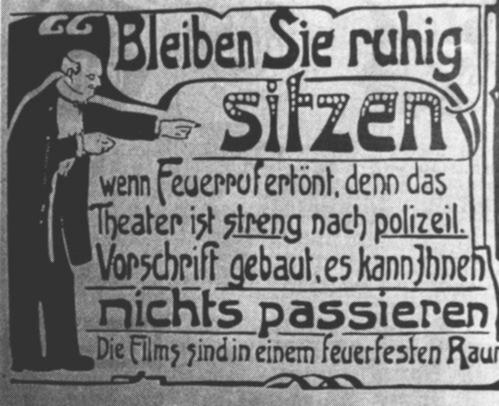 Schnell hatte der Staat herausgefunden, da es bei den Kinovorstellungen etwas zu verdienen gab. So wurde die Lustbarkeitssteuer eingefhrt, aber auch Bauvorschriften erlassen, und es gab alsbald sogar eine Zensur fr unschickliche Filme.