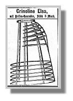 Anzeige von 1885 im Leeraner Anzeigenblatt.